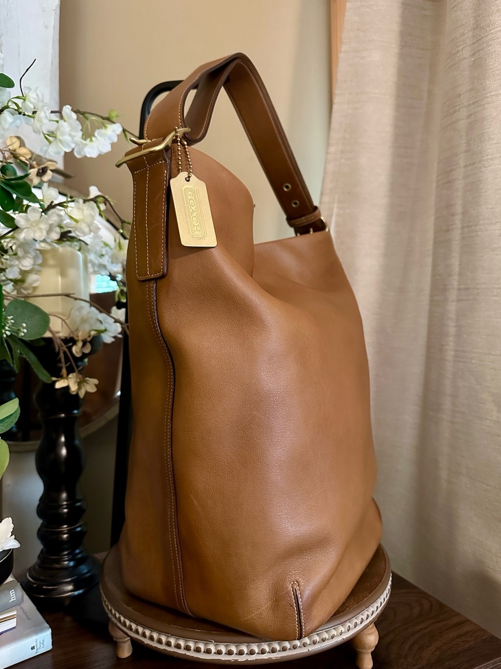 Vintage 2002 Coach Legacy Duffle Bucket Sac (9183) - Picture 7 of 16